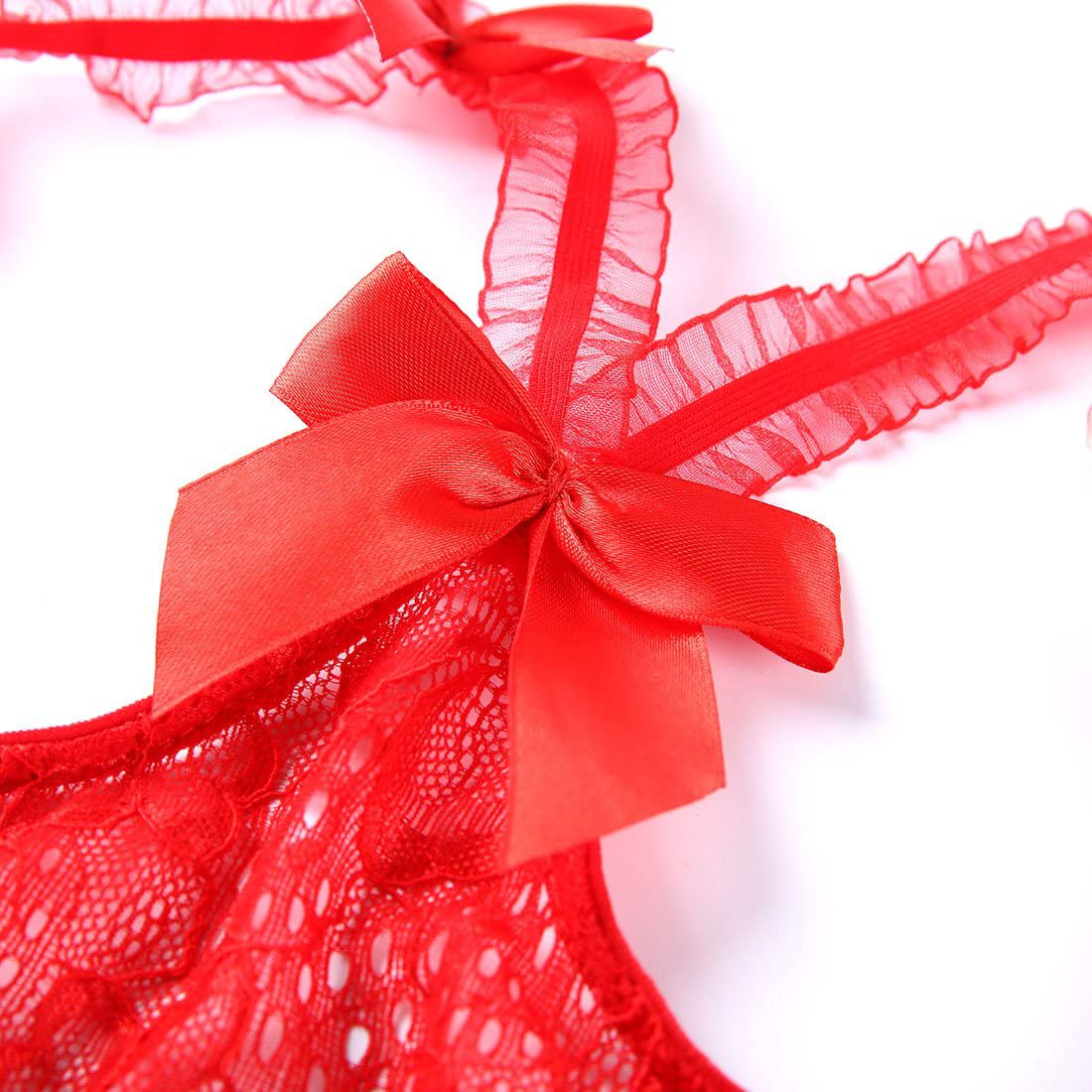 Women Sexy Teddy Lingerie One Piece Lace Babydoll Bodysuit Nightie plus Size S-3XL Apparel & Accessories > Clothing > Underwear & Socks > Lingerie Kylie Max