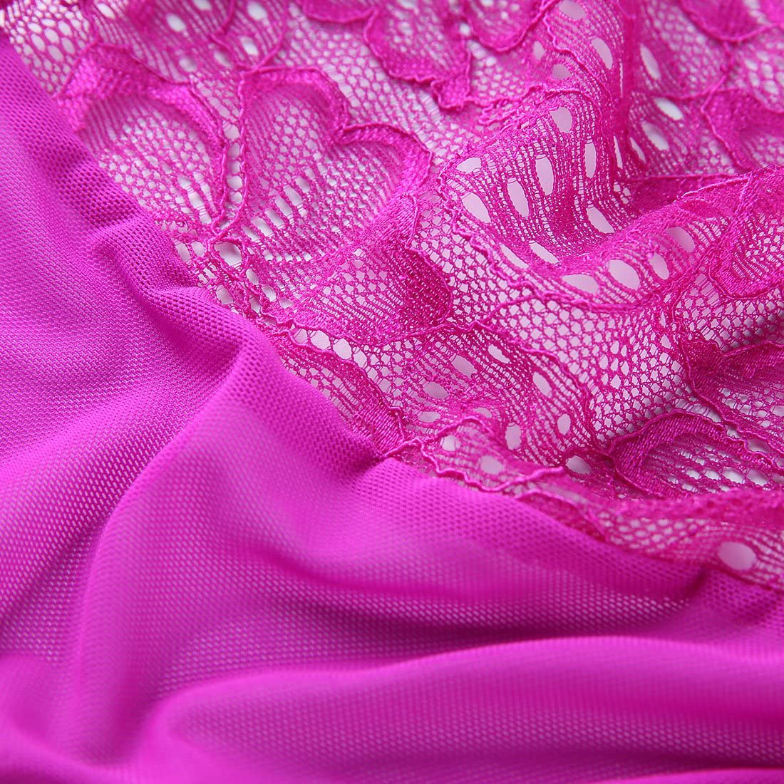 Women Sexy Teddy Lingerie One Piece Lace Babydoll Bodysuit Nightie plus Size S-3XL Apparel & Accessories > Clothing > Underwear & Socks > Lingerie Kylie Max