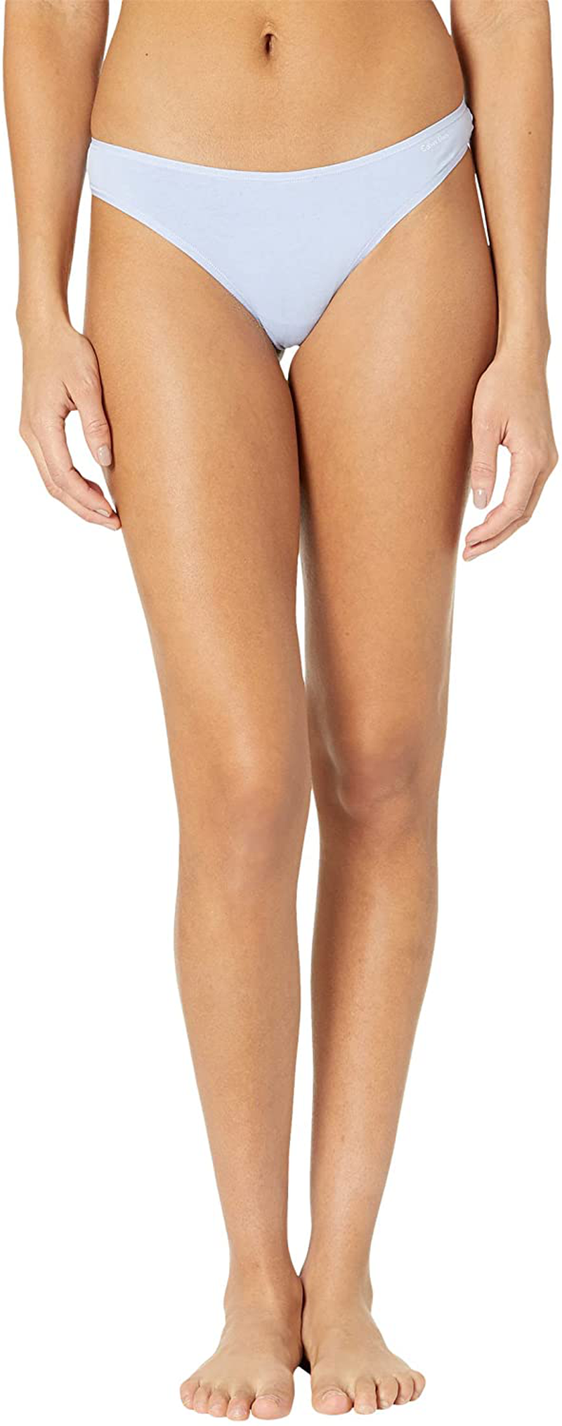 Calvin Klein Women's Signature Logo Cotton Thong Apparel & Accessories > Clothing > Underwear & Socks > Underwear Calvin Klein Grey Heather/Prepster Blue/Grid Dot/Cheshire Purple/Pink/Black 5 Small