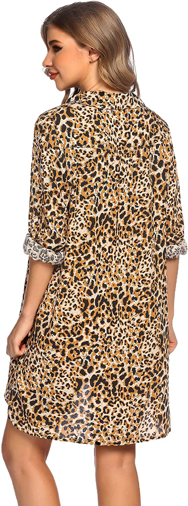 SHESHOW Women'S Beach Cover up Long Sleeve Button down Shirt Beach Bikini Coverups Dress Swimsuit Covers S-3XL Apparel & Accessories > Clothing > Swimwear Kylie Max