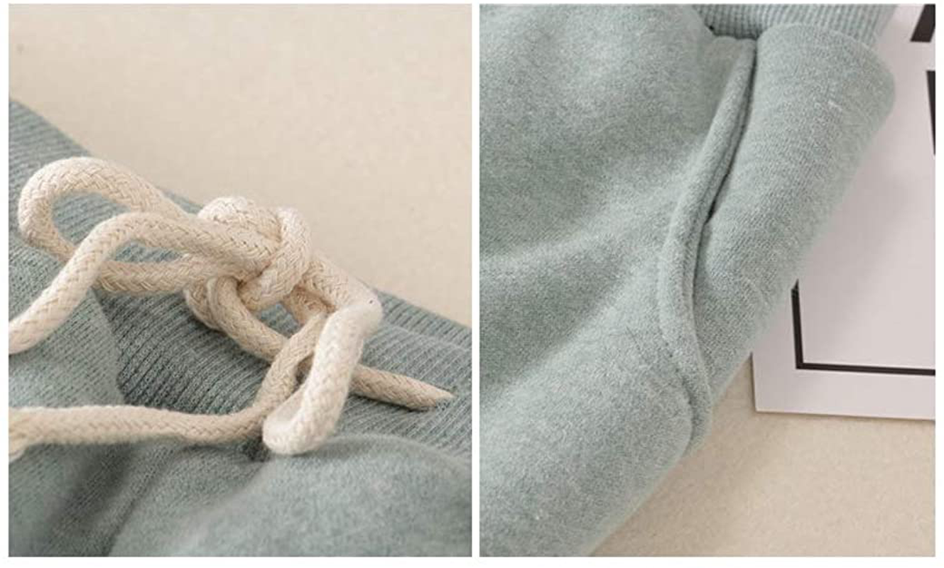 Hesayep Women'S Warm Sherpa Lined Sweatpants Drawstring Athletic Jogger Fleece Pants with Pockets Apparel & Accessories > Clothing > Activewear Kylie Max