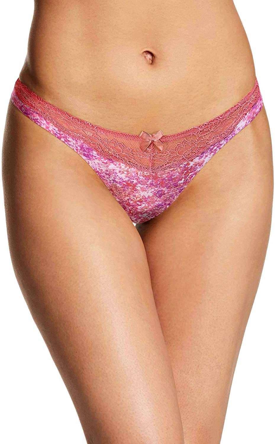Maidenform Women'S Comfort Devotion Hipster Panty Apparel & Accessories > Clothing > Underwear & Socks > Underwear Maidenform Thong - Water Lily Majority Pink Thong 9