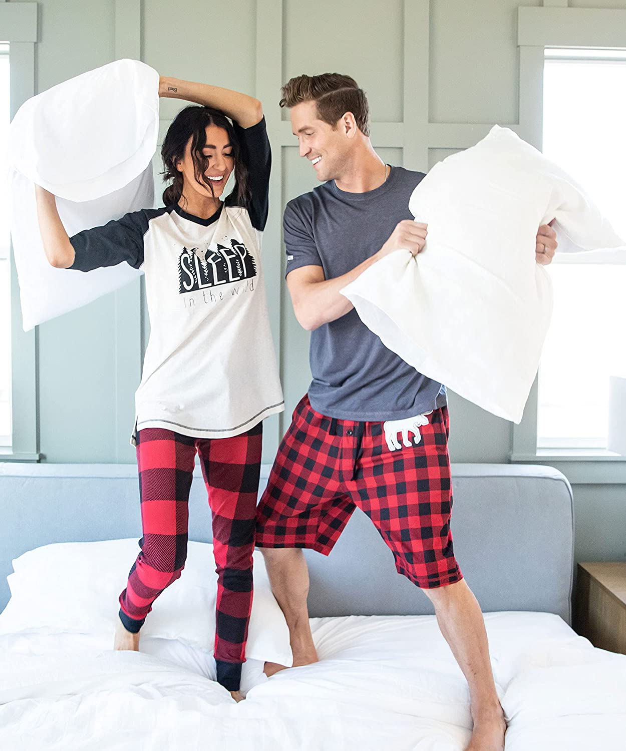 Lazy One Pajama Shorts for Men, Men'S Separate Bottoms, Cotton Loungewear Apparel & Accessories > Clothing > Sleepwear & Loungewear > Pajamas Kylie Max