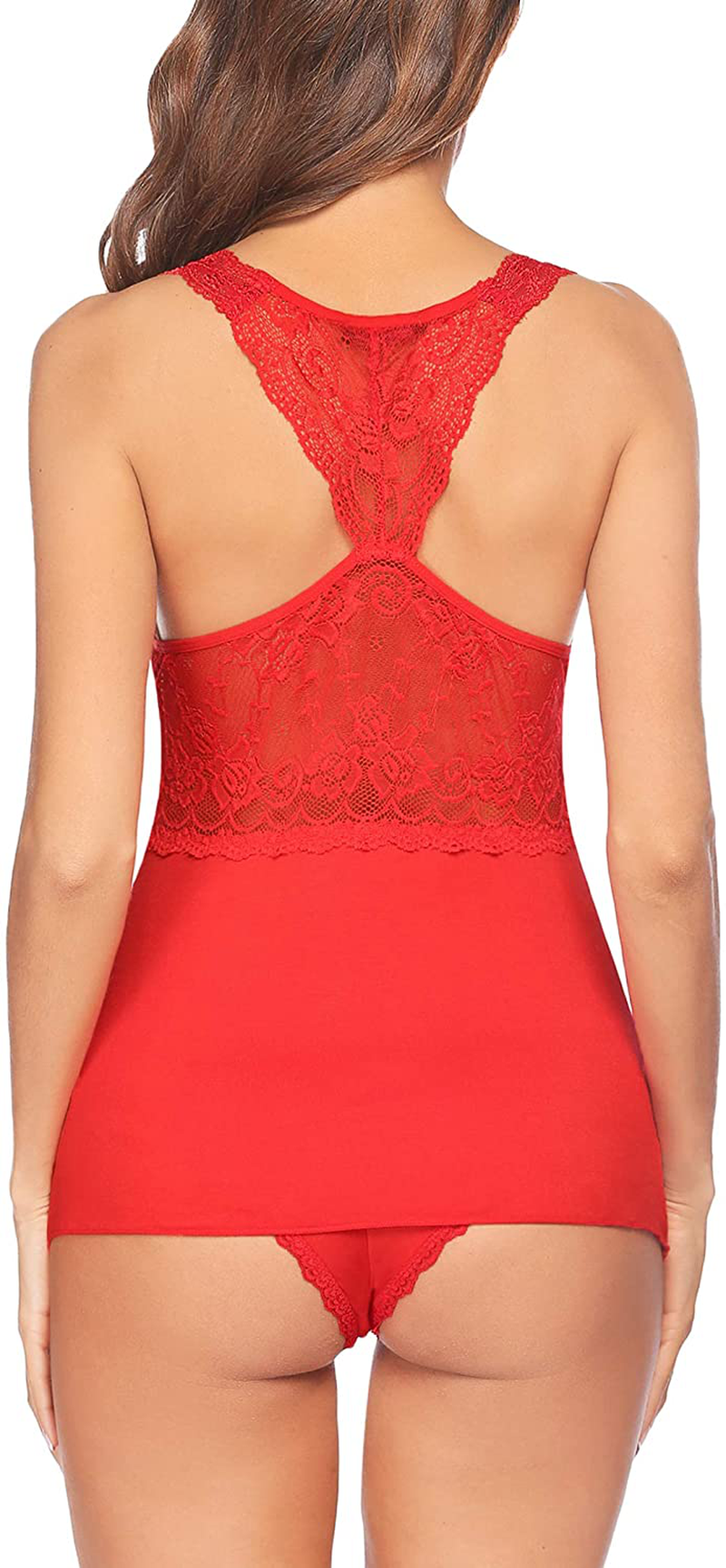 Avidlove Sexy Pajama Set for Women Sexy Lingerie Lace Sleepwear Cami Shorts Set Nightwear Apparel & Accessories > Clothing > Sleepwear & Loungewear Kylie Max