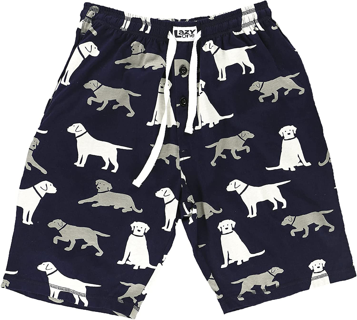 Lazy One Pajama Shorts for Men, Men'S Separate Bottoms, Cotton Loungewear Apparel & Accessories > Clothing > Sleepwear & Loungewear > Pajamas Kylie Max