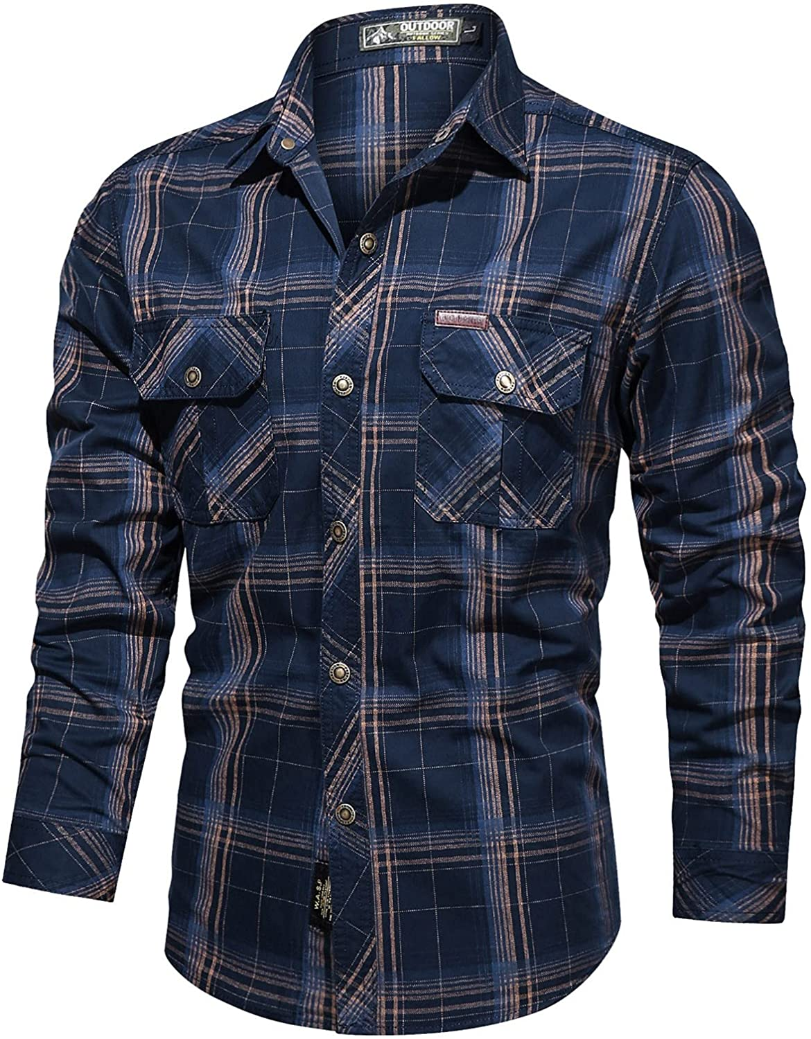 Merthy Mens Long Sleeve Casual Button down Shirts Jackets Fashion Big and Tall Solid Color Cowboy Slim Fit Shackets Apparel & Accessories > Clothing > Underwear & Socks > Shapewear Merthy 02 Blue 3X-Large