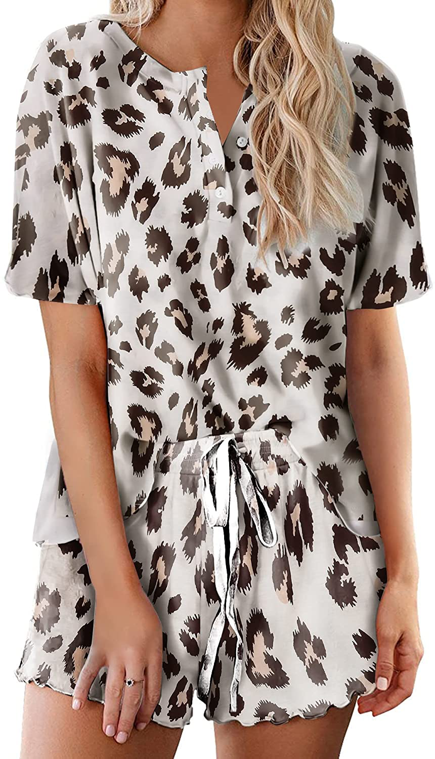 Ekouaer Tie Dye Pajamas Set Womens Loungewear Sleepwear 2 Piece PJ Sets Apparel & Accessories > Clothing > Sleepwear & Loungewear > Pajamas Ekouaer Comfy 2 Small