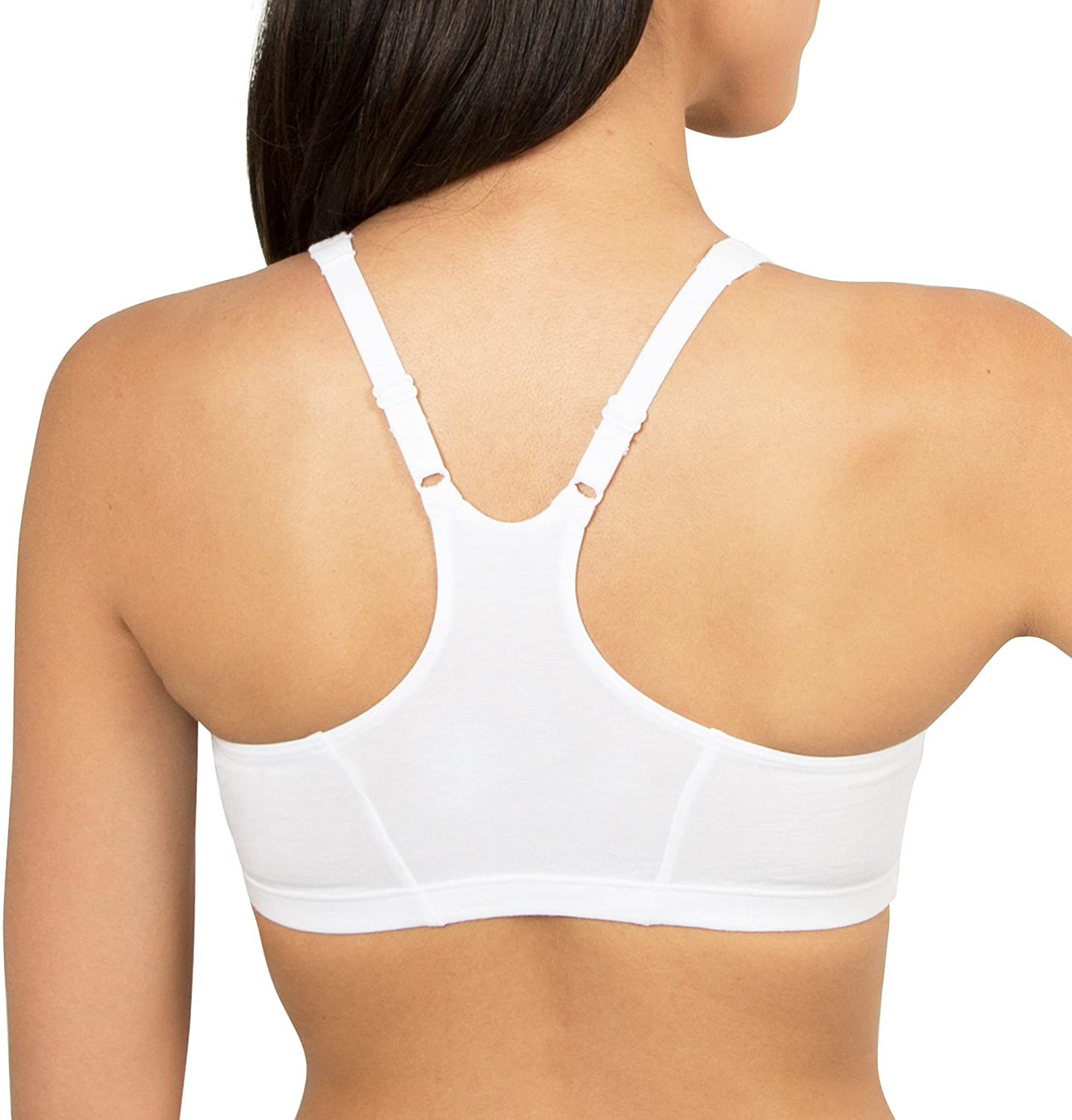 Fruit of the Loom Women'S Adjustable Shirred Front Racerback Sports Bra Apparel & Accessories > Clothing > Underwear & Socks > Bras Kylie Max