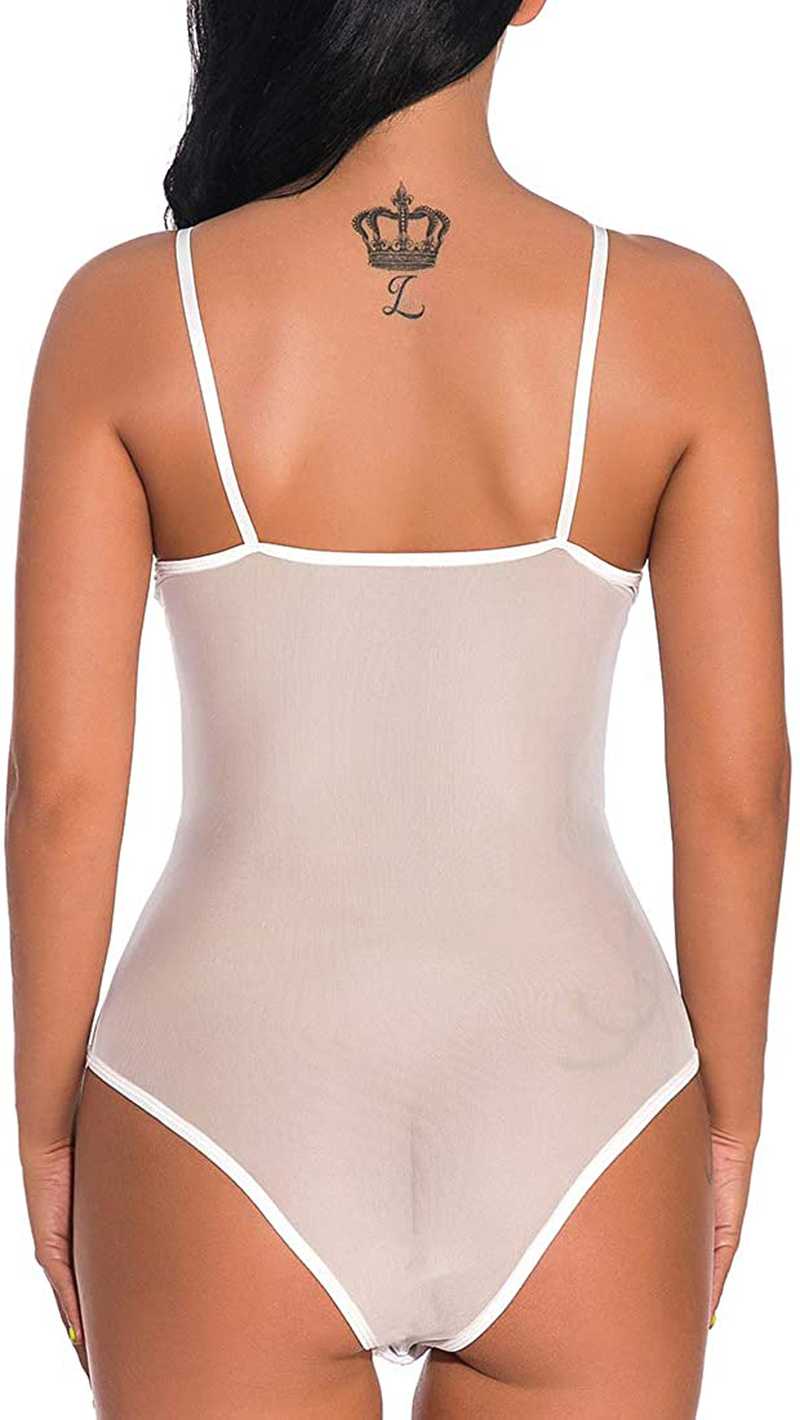 WADAYUYU Women Sexy Lace Teddy Lingerie Adjustable Straps Bodysuit One Piece Babydoll Bridal Lingerie Apparel & Accessories > Clothing > Underwear & Socks > Lingerie WADAYUYU