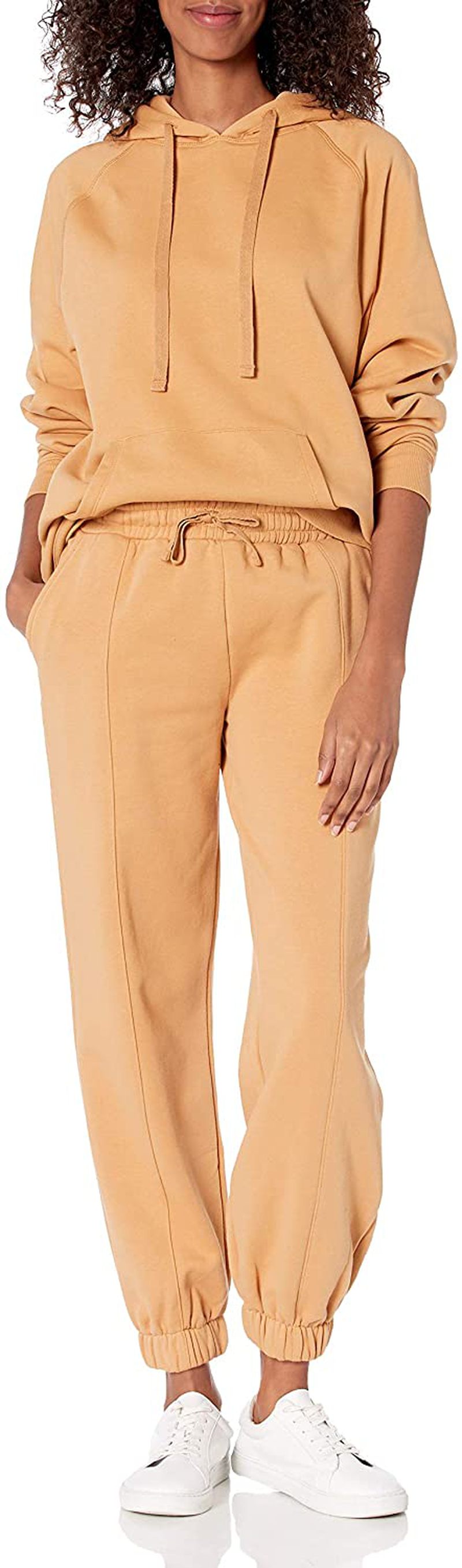 The Drop Women'S Renee Street-Fleece Coverstitched Utility Hoodie Apparel & Accessories > Clothing > Activewear Kylie Max