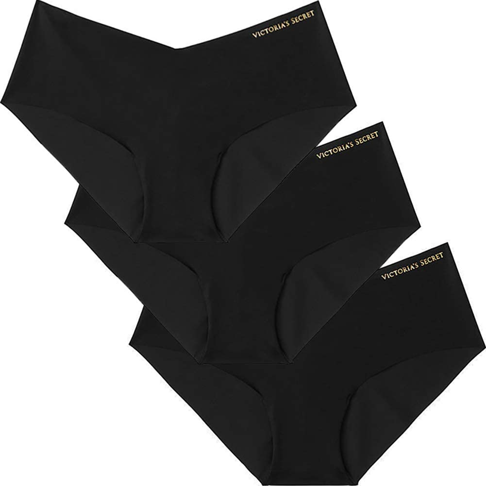 Victoria'S Secret 3 Womens Hiphuggers Seamless Panties Apparel & Accessories > Clothing > Underwear & Socks > Underwear Victoria's Secret Black 4 Medium