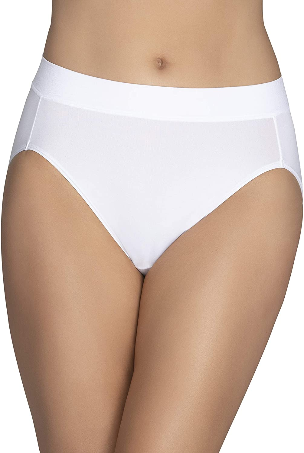 Vanity Fair Women'S beyond Comfort Seamless Waist Panties Apparel & Accessories > Clothing > Underwear & Socks > Underwear Vanity Fair Hi Cut - White Hi Cut 7