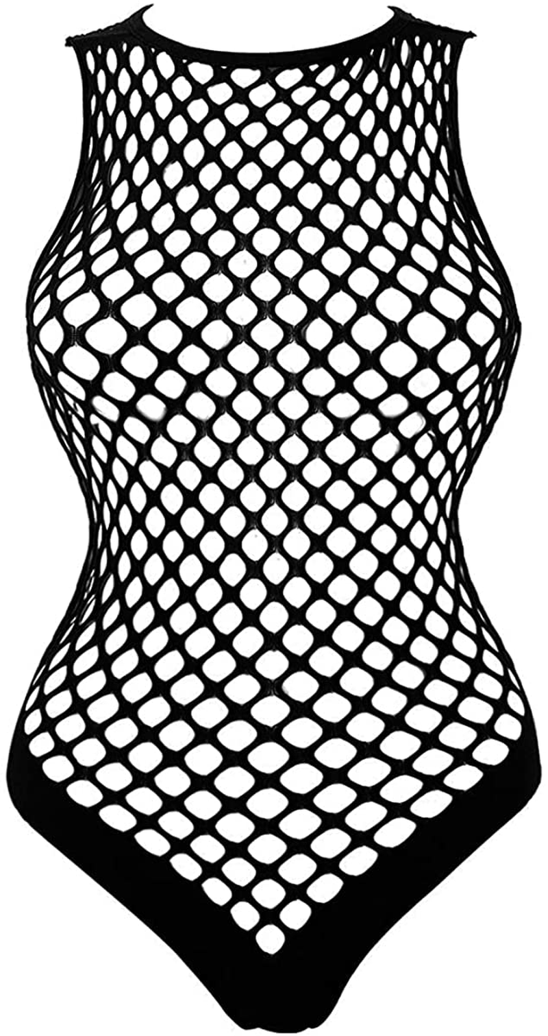 Buitifo Women Sexy Bodysuit Lingerie Mesh Teddy One Piece Babydoll Nightwear Apparel & Accessories > Clothing > Underwear & Socks > Lingerie Buitifo Black Type 5 One Size