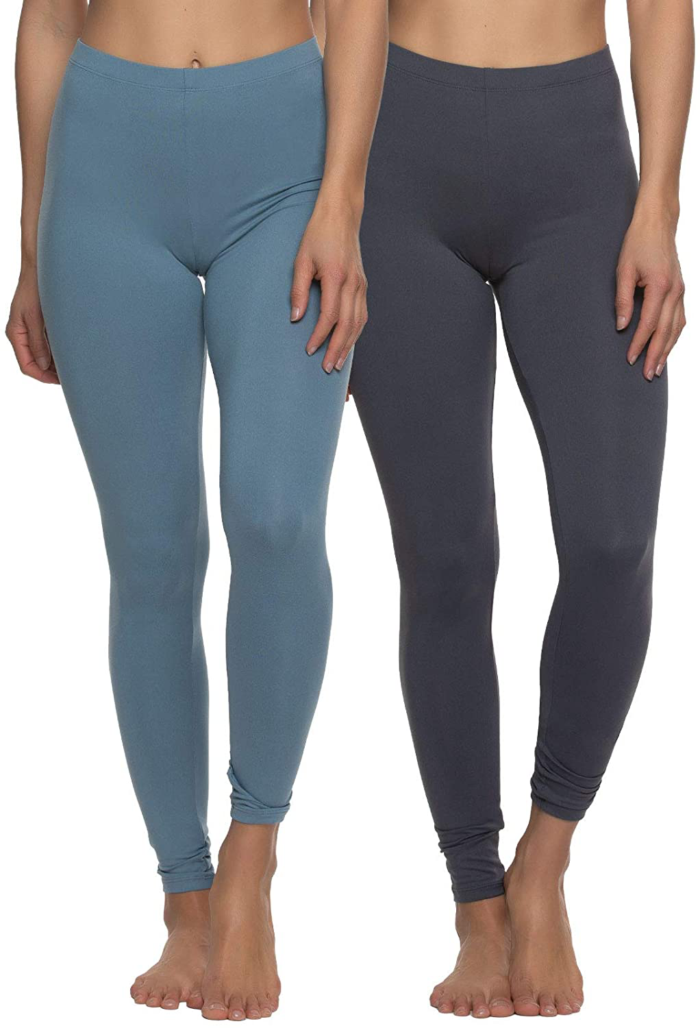 Felina Velvety Super Soft Lightweight Leggings - for Women - Yoga Pants, Workout Clothes Apparel & Accessories > Clothing > Activewear KYLIE MAX Cool Beach Medium
