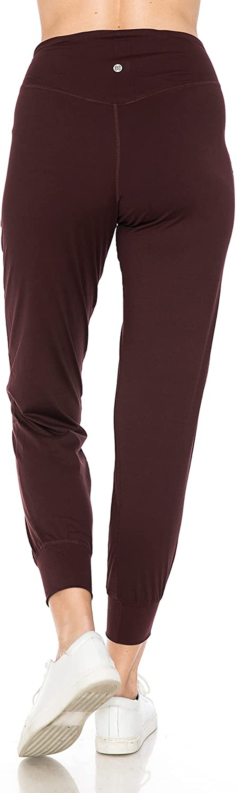 Leggings Depot Women'S Printed Solid Activewear Jogger Track Cuff Sweatpants Apparel & Accessories > Clothing > Activewear Kylie Max