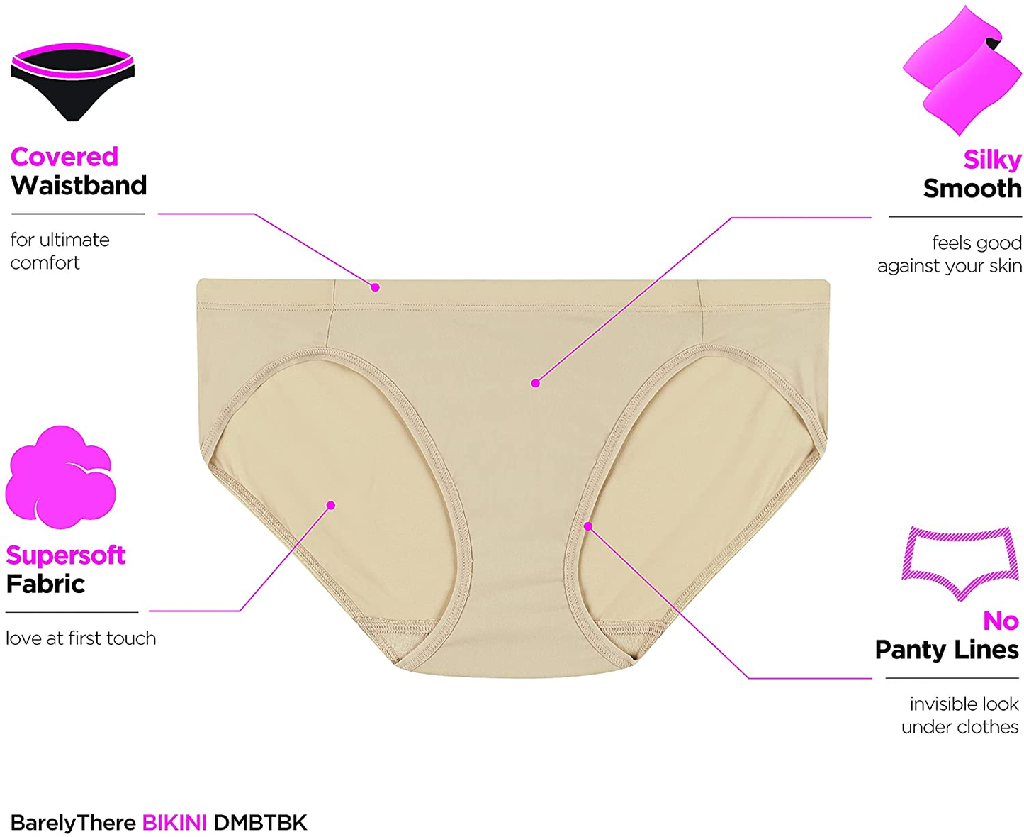 Maidenform Women'S Invisible Look Bikini Maidenform