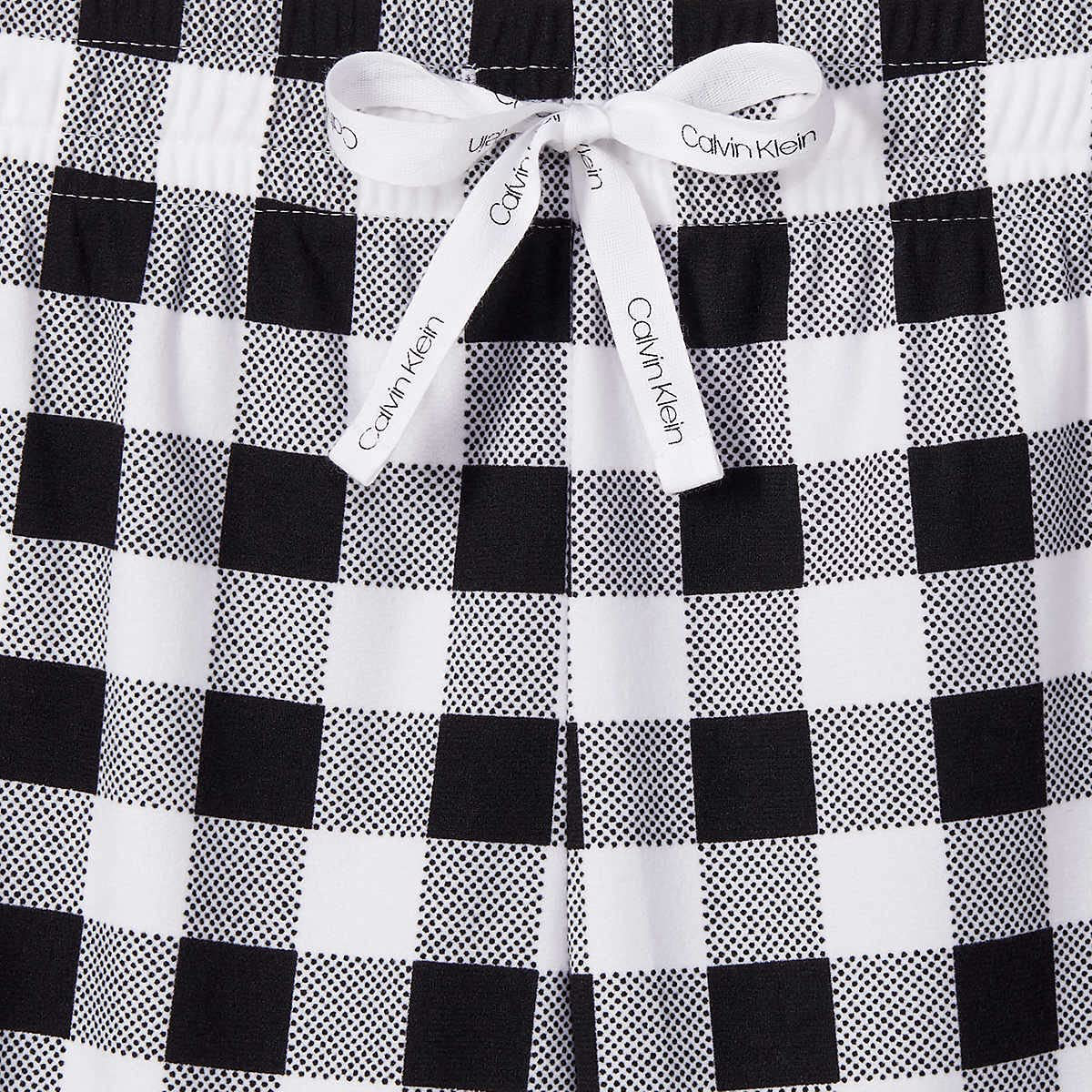 Calvin Klein Womens 2 Piece Fleece Pajama Set Apparel & Accessories > Clothing > Sleepwear & Loungewear > Pajamas Calvin Klein