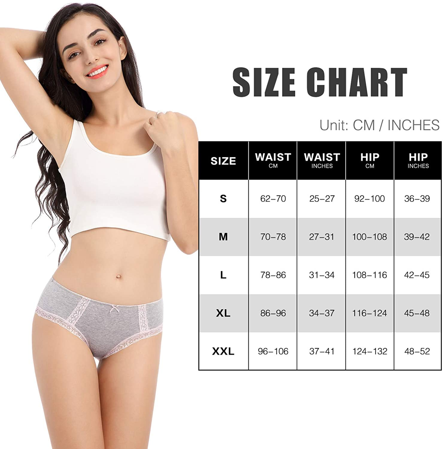 LYYTHAVON Women’S Underwear Breathable Cotton Brief Ladies Panties Apparel & Accessories > Clothing > Underwear & Socks > Underwear LYYTHAVON