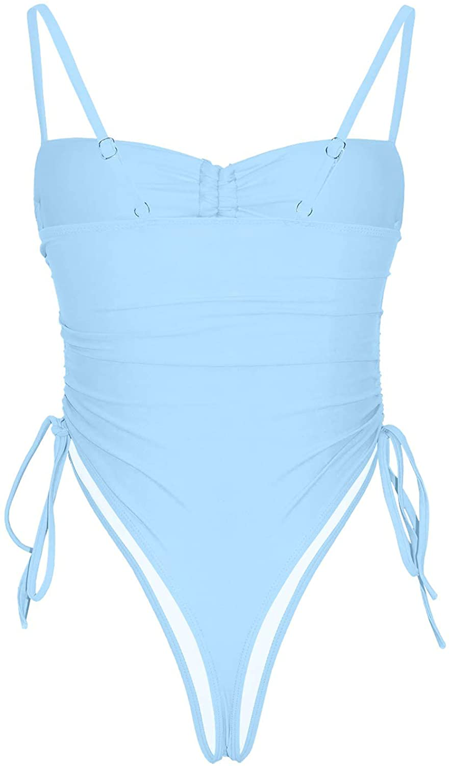 Ioiom Womens Sexy High Waisted One Piece Swimsuit Tummy Control Swimwear Apparel & Accessories > Clothing > Swimwear Kylie Max