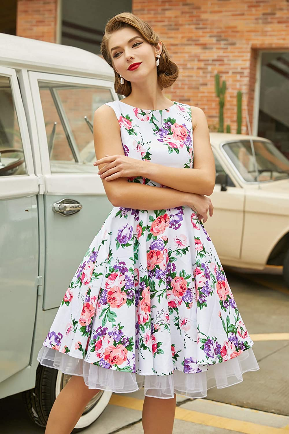 GRACE KARIN Women 50S Petticoat Skirts Tutu Crinoline Underskirt CL008922 Apparel & Accessories > Clothing > Underwear & Socks > Shapewear GRACE KARIN