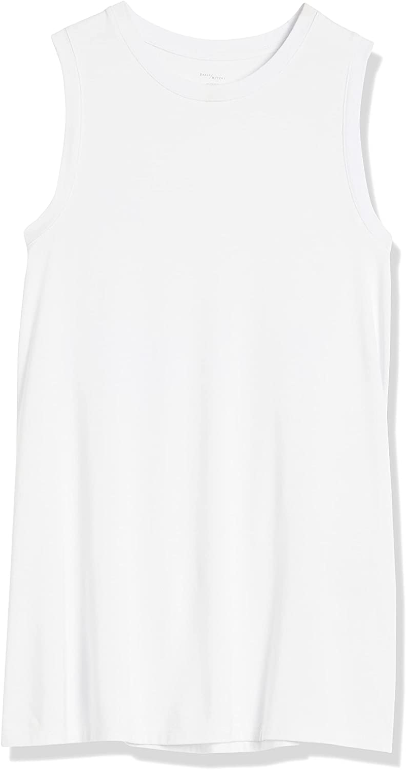 Daily Ritual Women'S Jersey Relaxed-Fit Muscle-Sleeve Swing Tunic Apparel & Accessories > Clothing > Activewear Kylie Max