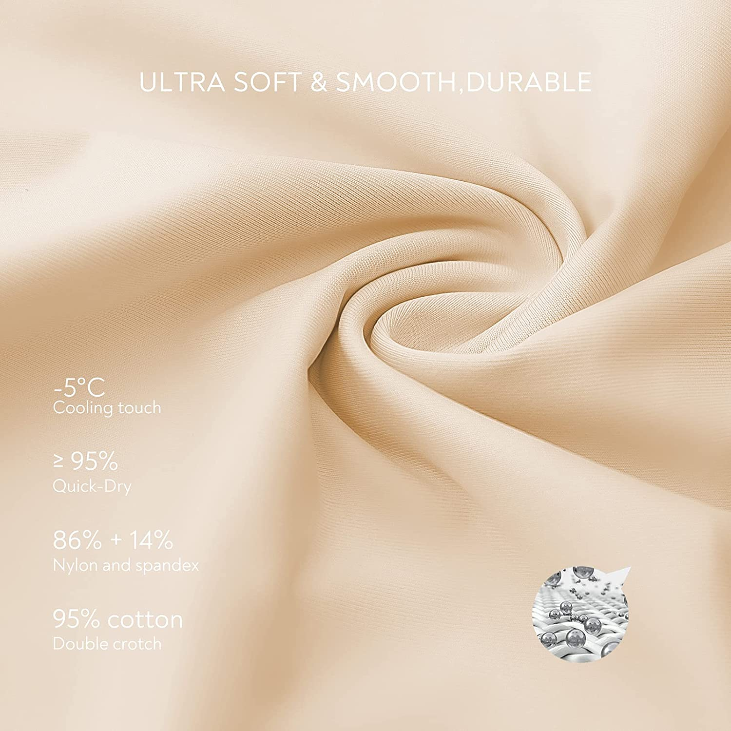 Fallsweet No Show Underwear for Women Seamless High Cut Briefs Mid-Waist Soft No Panty Lines,Pack of 5 Apparel & Accessories > Clothing > Underwear & Socks > Underwear FallSweet