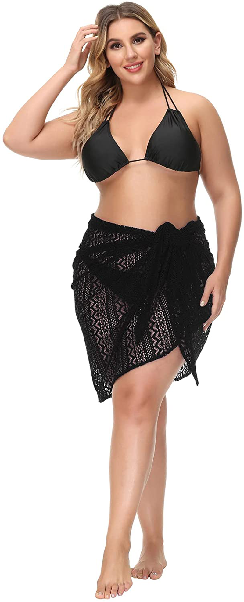 Hanna Nikole plus Size Sarong Swimsuit Cover Ups Bikini Beach Cover-Ups Wrap Skirt Apparel & Accessories > Clothing > Swimwear Kylie Max