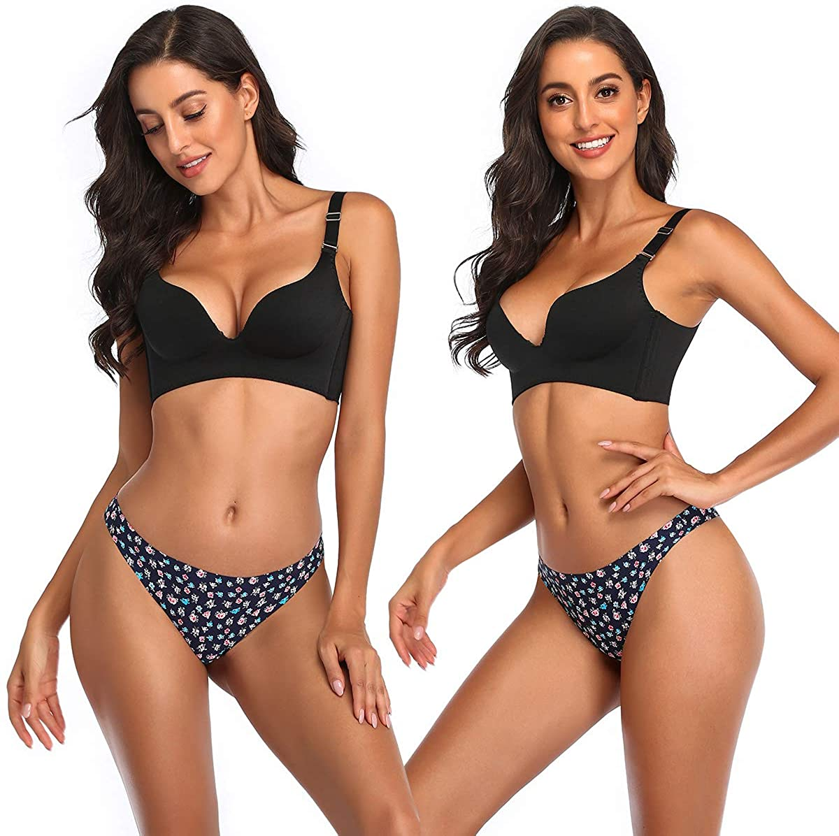 Thong Underwear for Women,No Show Breathable Cotton Womens Thongs Underwear Seamless Thongs for Women Apparel & Accessories > Clothing > Underwear & Socks > Underwear QOVOQ