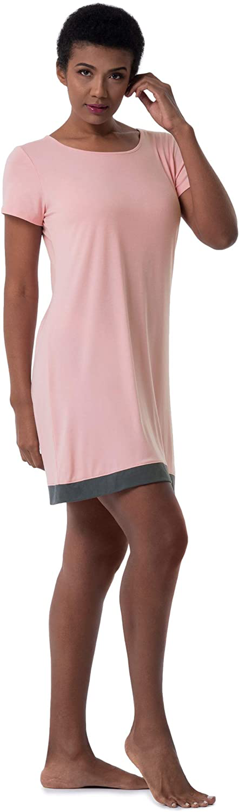 Fruit of the Loom Women'S Super Soft and Breathable Sleep Shirt Apparel & Accessories > Clothing > Sleepwear & Loungewear > Nightgowns Kylie Max