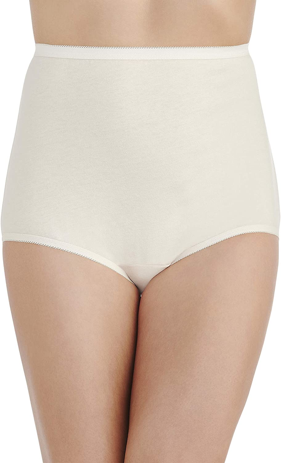 Vanity Fair Women'S Perfectly Yours Traditional Brief Panties Apparel & Accessories > Clothing > Underwear & Socks > Underwear Vanity Fair Cotton - Fawn Cotton 8