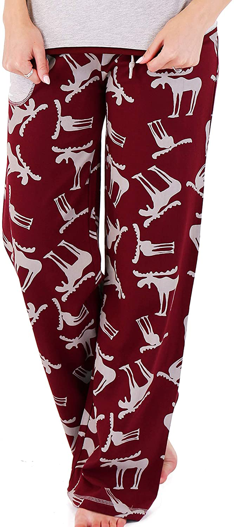 Lazy One Fitted Pajamas for Women, Cute Animal Pajama Top and Pants Separates Apparel & Accessories > Clothing > Sleepwear & Loungewear > Pajamas Kylie Max