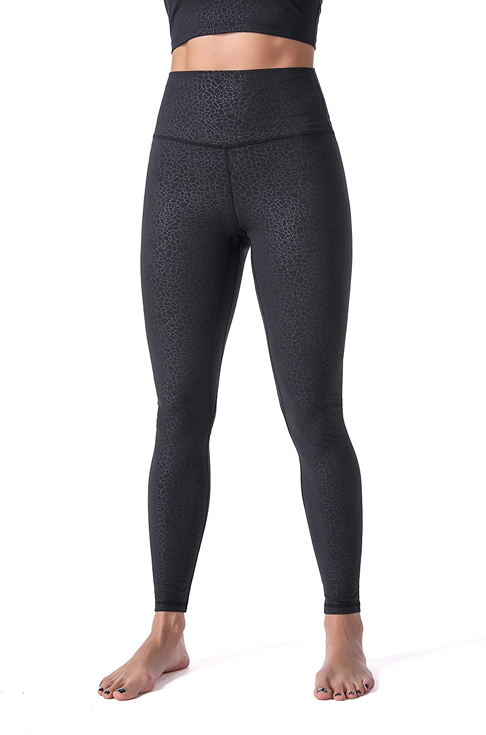 Sunzel Workout Leggings for Women, Squat Proof High Waisted Yoga Pants 4 Way Stretch, Buttery Soft Apparel & Accessories > Clothing > Activewear Sunzel Black- Stone Small