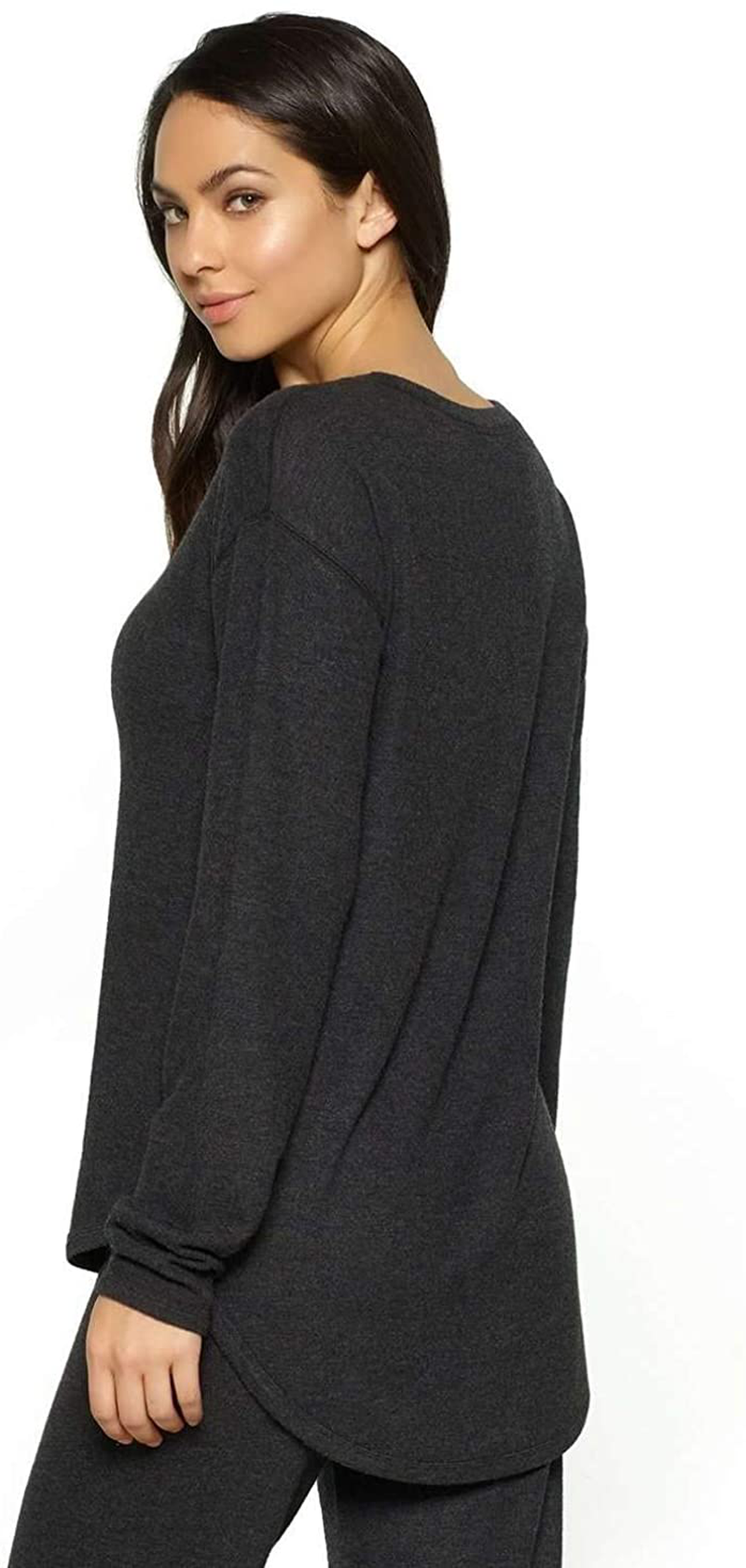 Felina | Comfyz Coco Women's 2-Piece Lounge Set | Brushed Jersey LS Top & Jogger Apparel & Accessories > Clothing > Sleepwear & Loungewear > Pajamas Felina