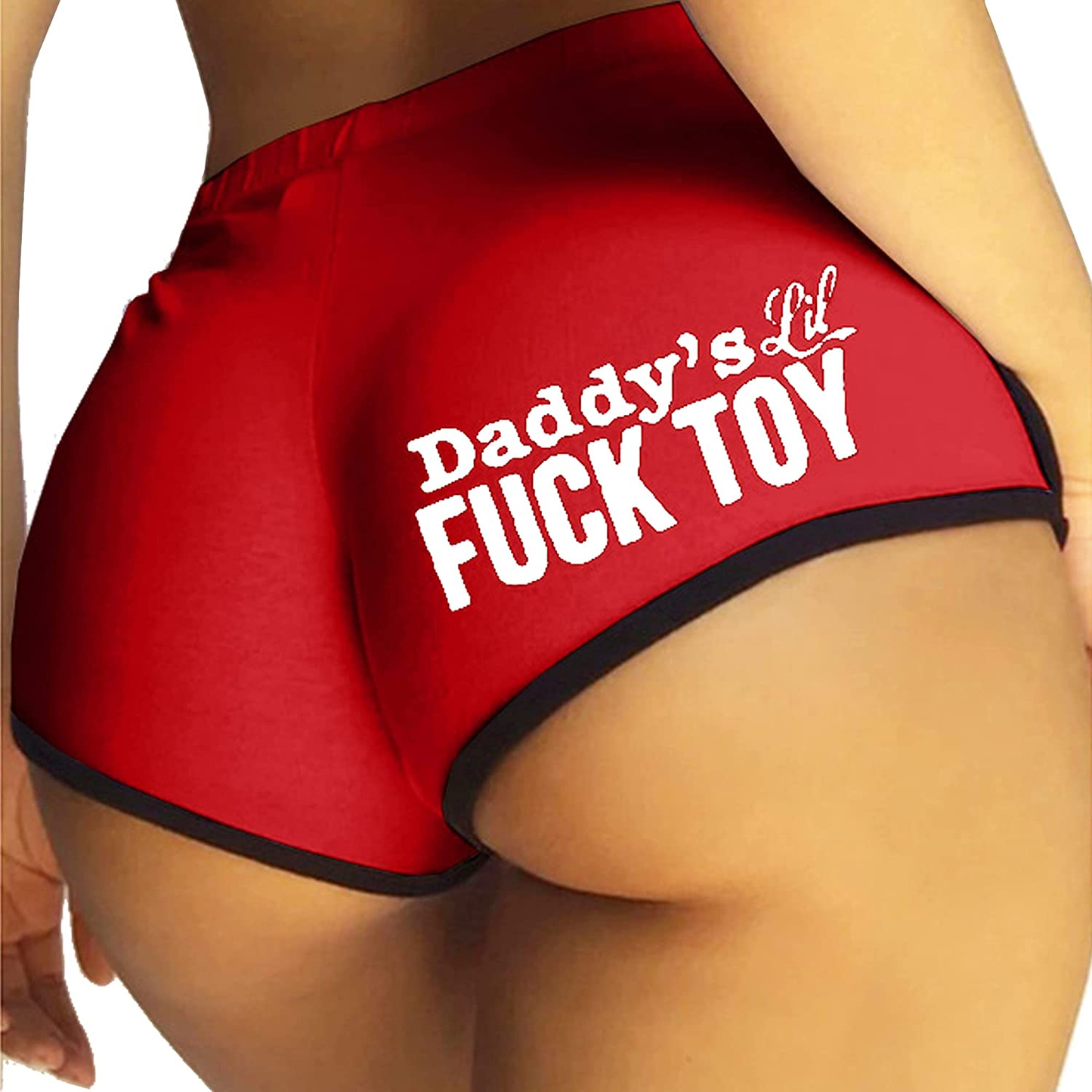 Women Regular & plus Size Yoga Booty Shorts Sexy Printed Sports Hot Pants Briefs Apparel & Accessories > Clothing > Underwear & Socks > Underwear JOINFUN Style-1-red X-Large