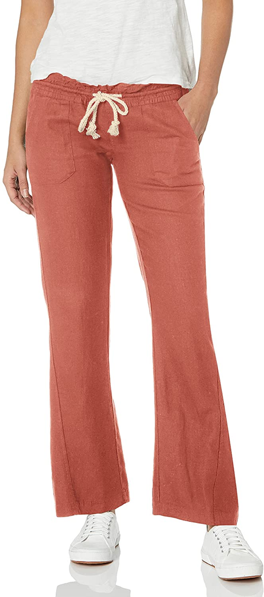Roxy Women'S Oceanside Pant Apparel & Accessories > Clothing > Underwear & Socks > Underwear Roxy Redwood Large