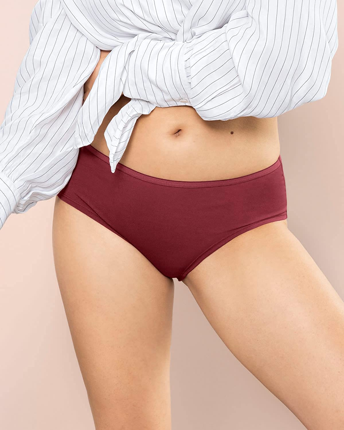 Leonisa 3-Pack Hip Huggers in Super Comfy Cotton Apparel & Accessories > Clothing > Underwear & Socks > Underwear Leonisa