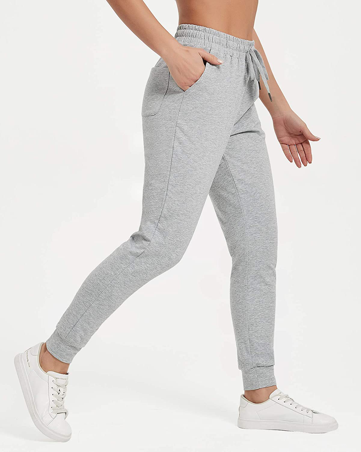 Stelle Women'S Sweatpants Lightweight Yoga Joggers Athletic Workout Track Pants with Pockets 28" Apparel & Accessories > Clothing > Activewear Kylie Max