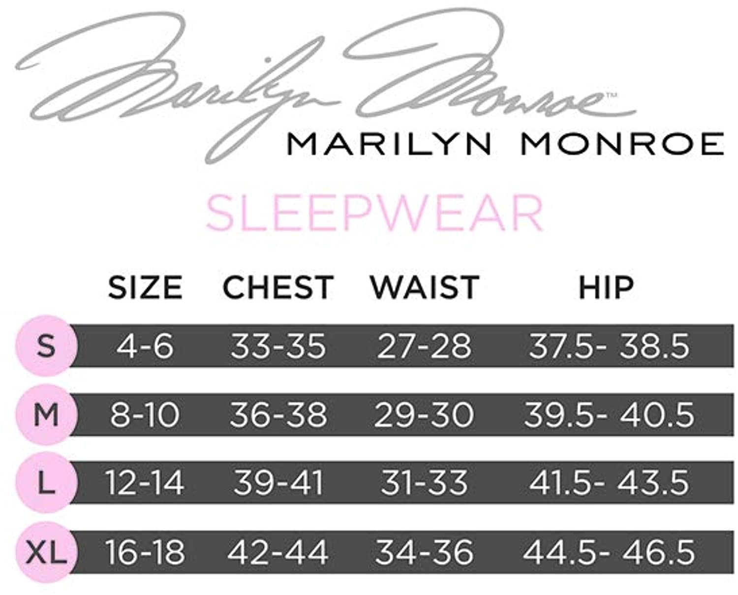 Marilyn Monroe Women's Pajama Set – 3 Piece Soft Robe, Cami, and Sleep Short Set Apparel & Accessories > Clothing > Sleepwear & Loungewear > Pajamas Marilyn Monroe