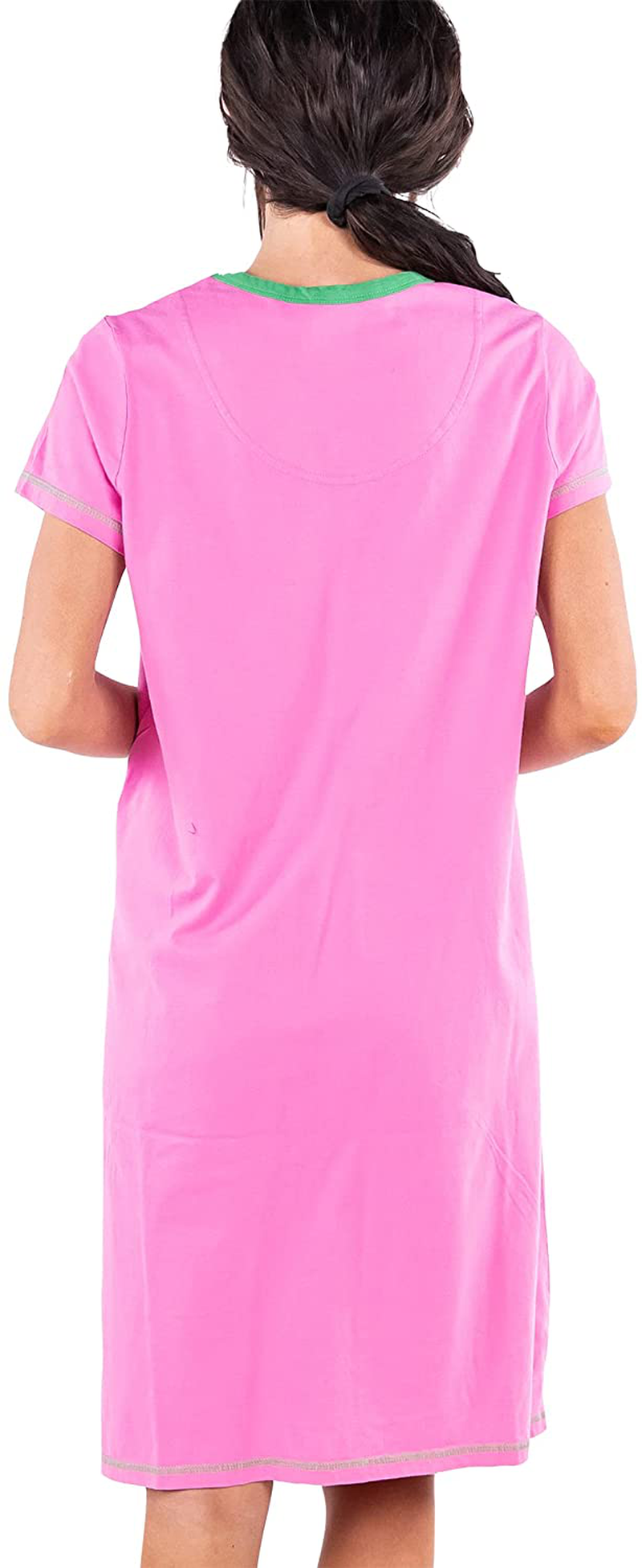 Lazy One V-Neck Nightshirts for Women, Animal Designs Apparel & Accessories > Clothing > Sleepwear & Loungewear > Nightgowns Kylie Max