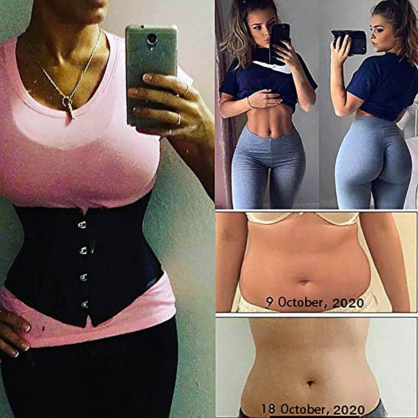 SHAPERX Women'S 26 Steel Boned Corset Short Torso Heavy Duty Waist Training Corsets Apparel & Accessories > Clothing > Underwear & Socks > Lingerie SHAPERX