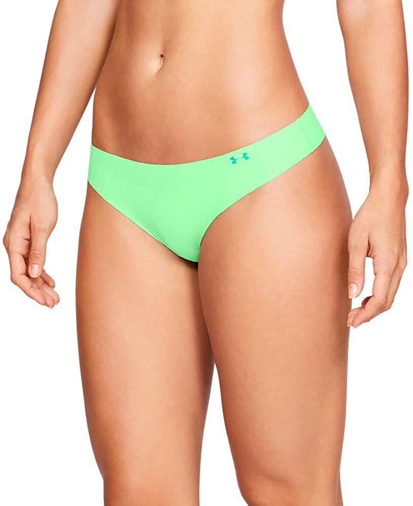 Under Armour Women's Thong Printed Underwear, 3-Pack Apparel & Accessories > Clothing > Underwear & Socks > Underwear Under Armour Green Typhoon (375)/Blue Circuit Medium