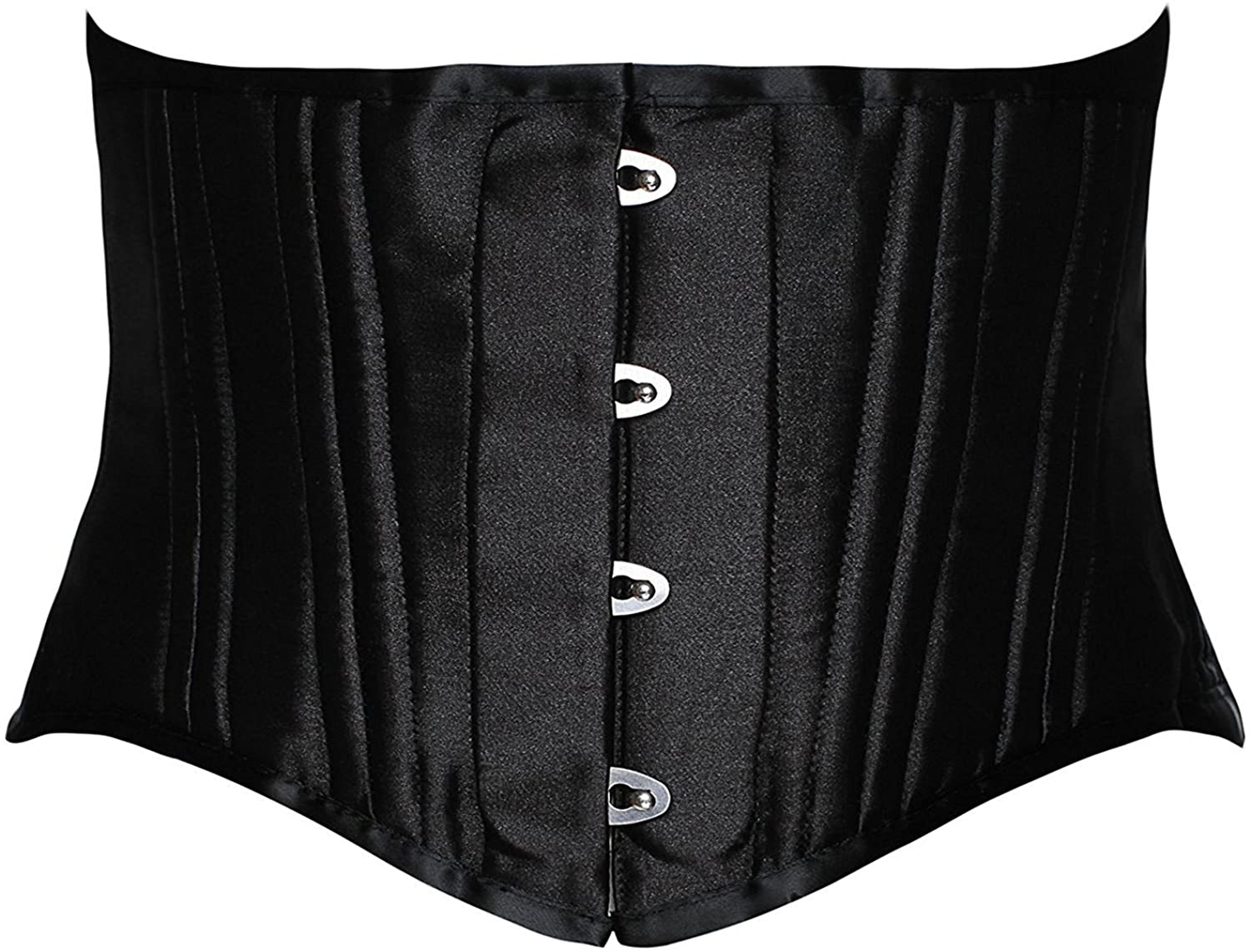 SHAPERX Women'S 26 Steel Boned Corset Short Torso Heavy Duty Waist Training Corsets Apparel & Accessories > Clothing > Underwear & Socks > Lingerie SHAPERX Black Medium