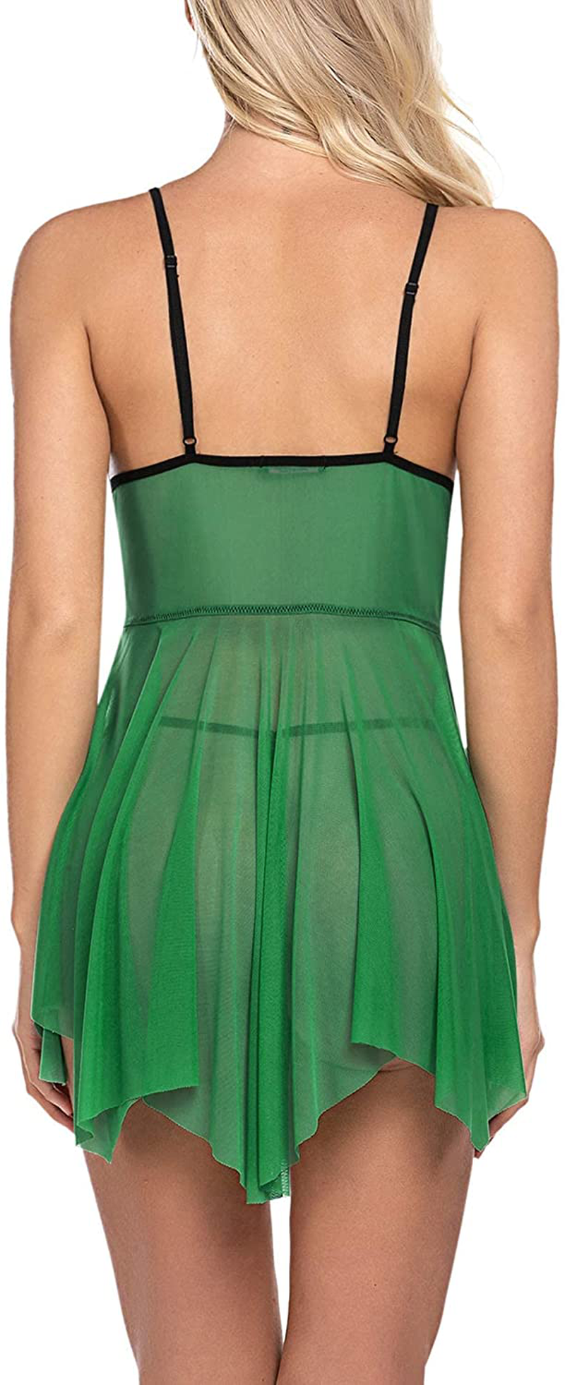 Avidlove Babydoll Lingerie for Women Lace Negligee Lingerie Sexy Boudoir Outfits V-Neck Sleepwear Apparel & Accessories > Clothing > Underwear & Socks > Lingerie Kylie Max