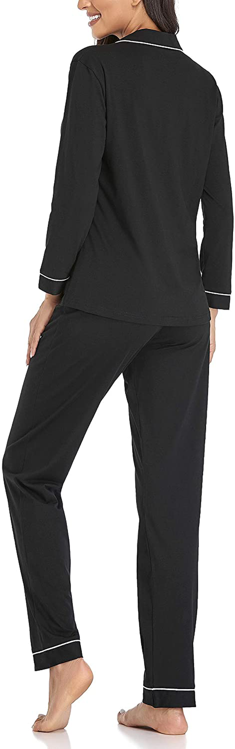 Women's Pajamas Set, Short Sleeve Sleepwear Button-Down Nightwear Soft Pj Lounge Sets Pajamas for Women Apparel & Accessories > Clothing > Sleepwear & Loungewear > Pajamas CULAYII