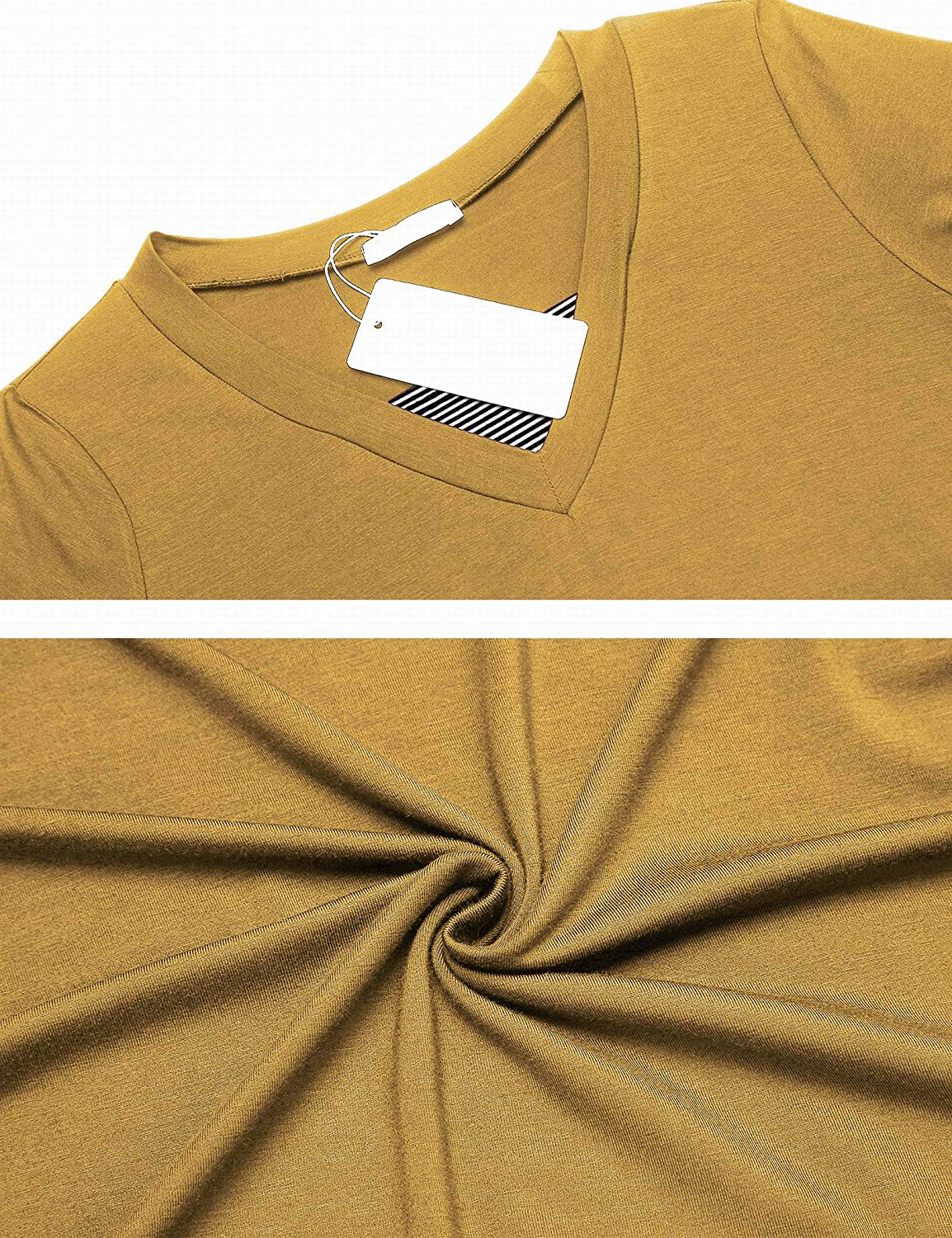 Ekouaer Women's Pajamas Set Soft V Neck Striped Sleepwear Top and Capri Pj Lounge Sets Apparel & Accessories > Clothing > Sleepwear & Loungewear > Pajamas Ekouaer