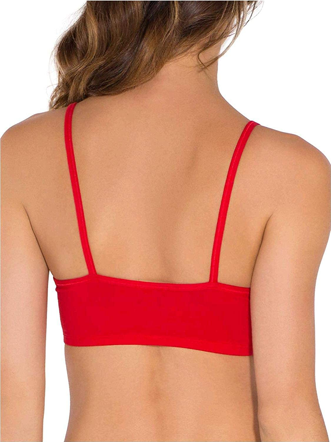Fruit of the Loom Women'S Spaghetti Strap Cotton Pullover Sports Bra Apparel & Accessories > Clothing > Underwear & Socks > Bras Kylie Max