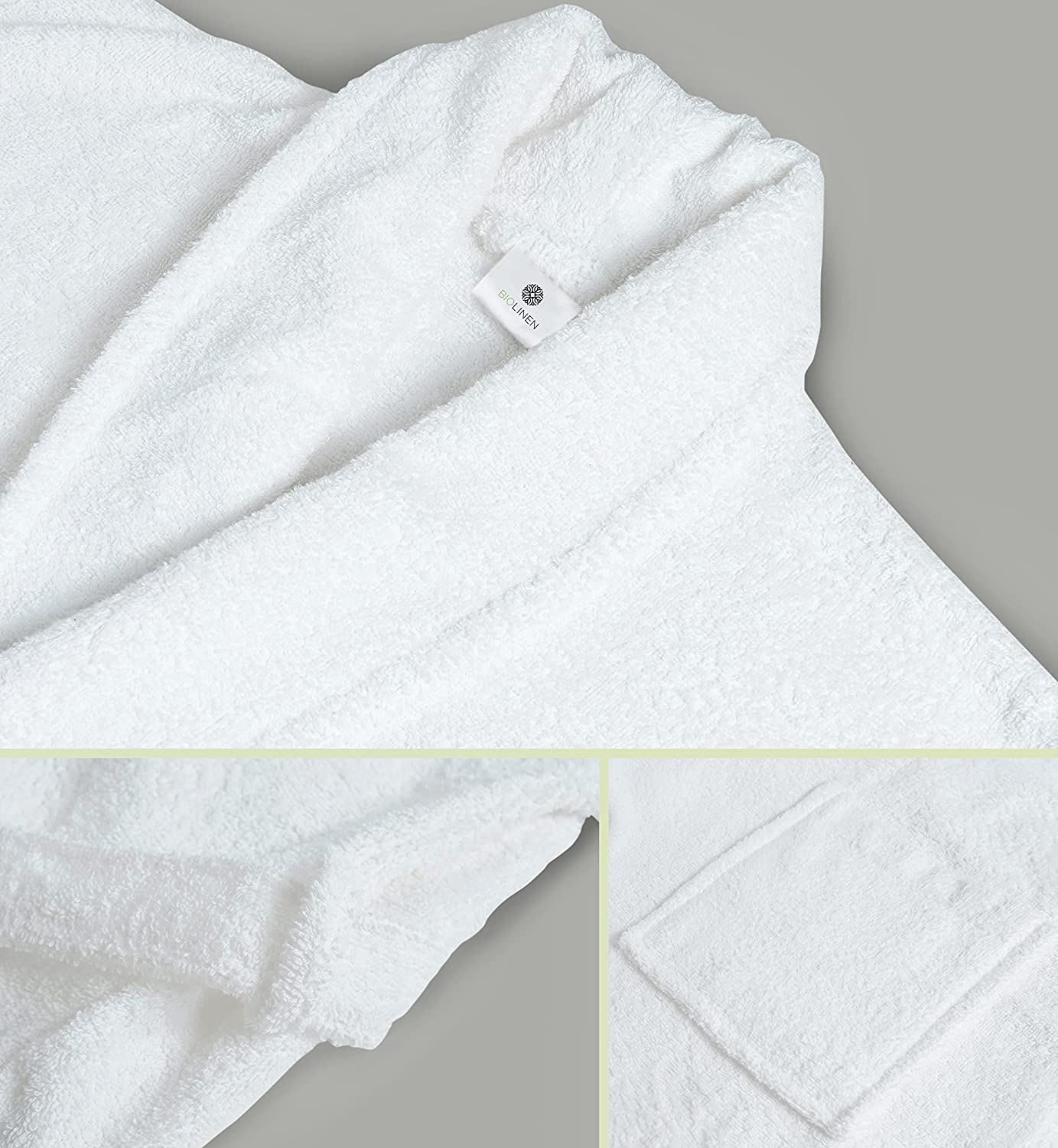 Luxury Cotton Terry Shawl Bathrobe Collar Robe with Slippers Bathrobe for Men & Women 100% Combed Terry Unisex Spa Robe - Premium Quality Bathrobe Apparel & Accessories > Clothing > Sleepwear & Loungewear > Robes Kylie Max