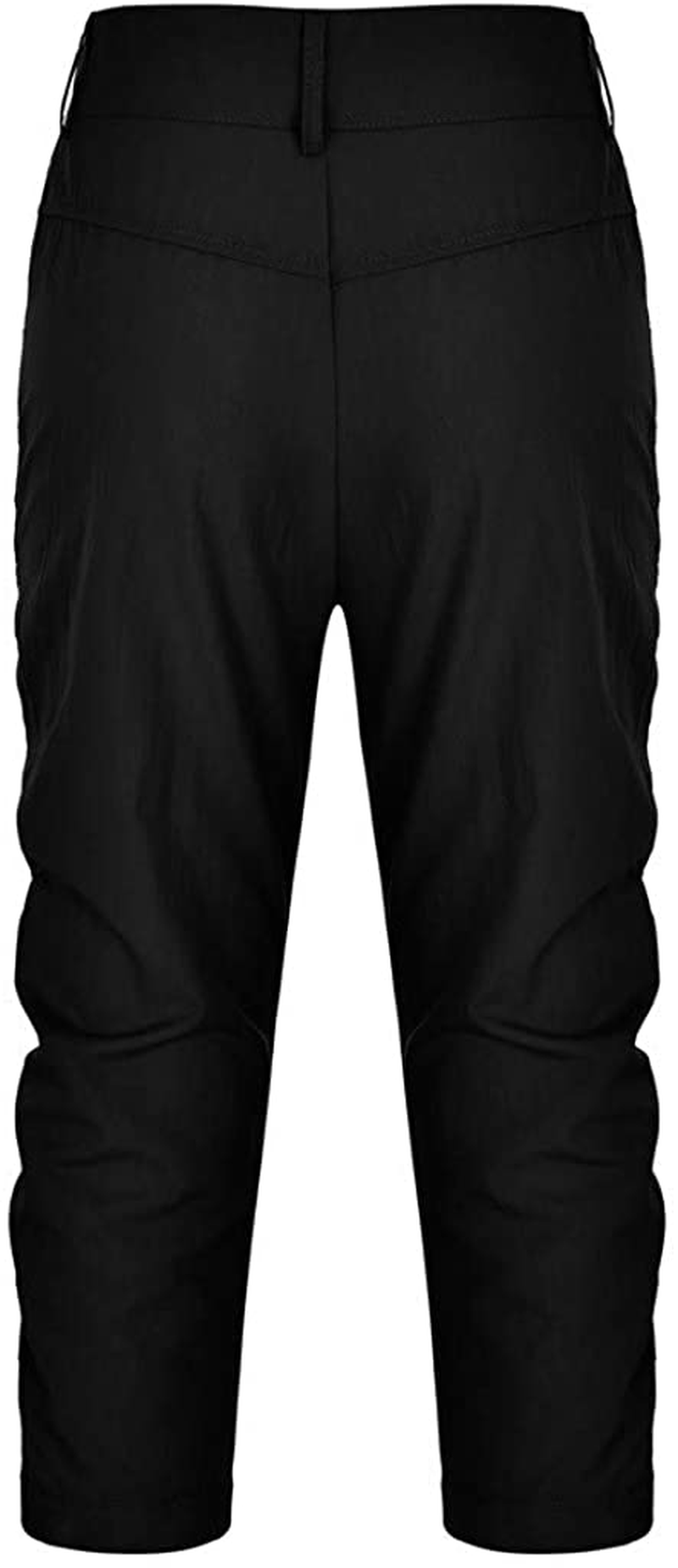 Burband Womens Jersey Capris Cargo Sweatpants Drawstring Waist Cropped Jogger Athletic Sports Gym Pants with Side Pockets Apparel & Accessories > Clothing > Underwear & Socks > Shapewear Burband