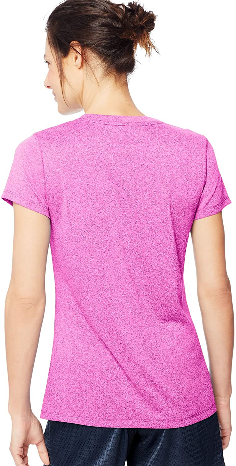 Hanes Sport Women'S Heathered Performance V-Neck Tee Apparel & Accessories > Clothing > Activewear Kylie Max