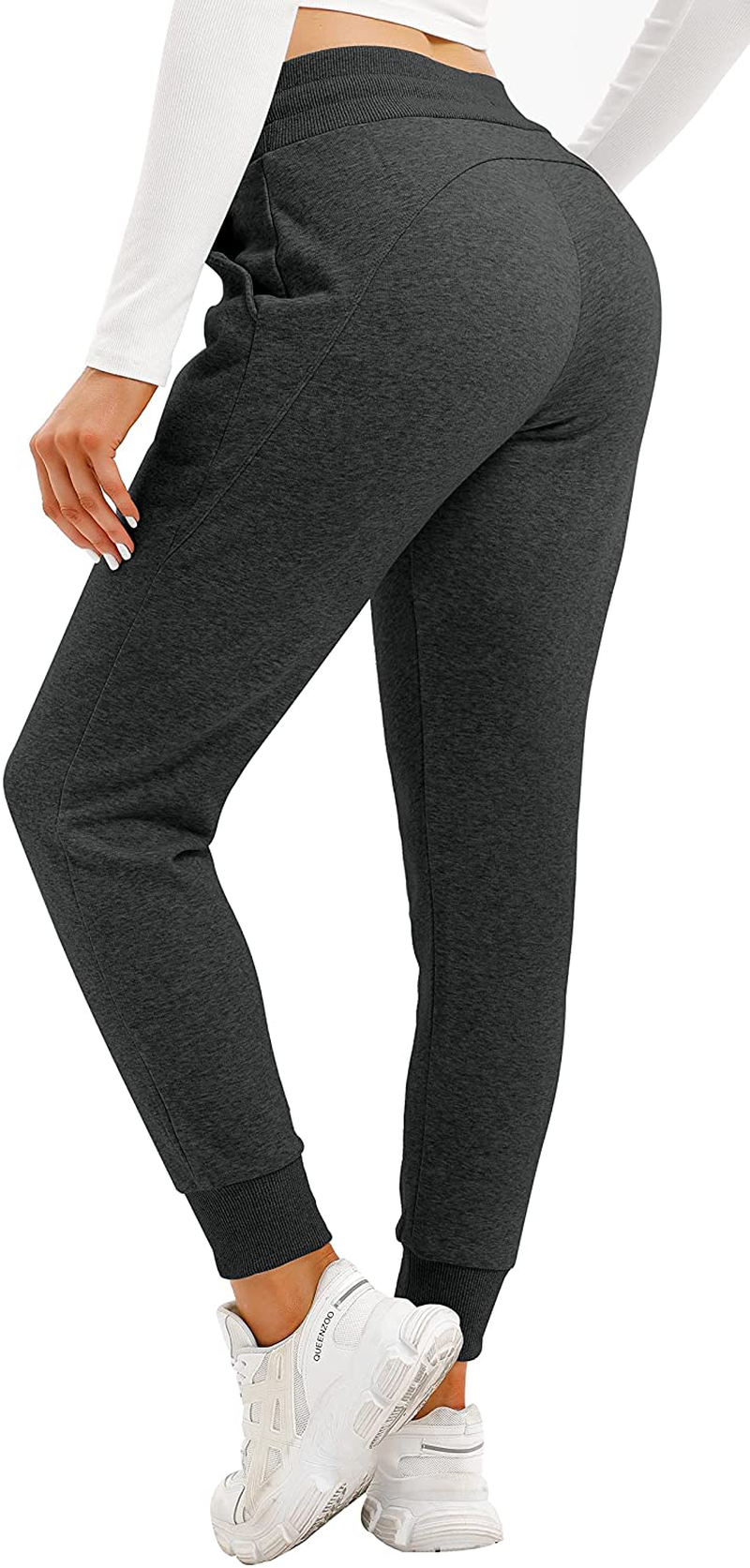 Ewedoos Fleece Sweatpants for Women with Pockets - Fleece Lined Joggers for Women Winter Pants Womens Sweatpants with Pockets Apparel & Accessories > Clothing > Activewear Kylie Max
